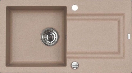Мойка кухонная Alveus Falcon Granital 30 beige матовая, прямоугольная, 78x43.5 см