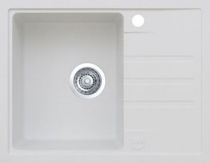 Мойка кухонная Alveus Intermezzo Granital 30 arctic матовая, прямоугольная, 62x48 см