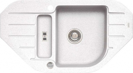 Мойка кухонная Alveus Niagara Granital 60 arctic матовая, многоугольная, 90x50 см