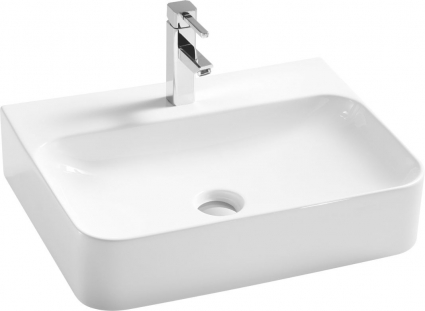 Раковина Ceramica Nova Aura CN2001 прямоугольная, цвет белый, на столешницу