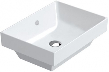 Раковина Catalano Zero 15037VEN00 50 прямоугольная, цвет белый, на столешницу