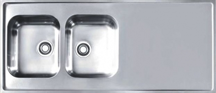 Мойка кухонная Alveus Classic Pro 110 1132129 матовая, прямоугольная, 140x60 см
