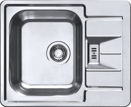 Мойка кухонная Alveus Line Maxim 60 1089613 матовая, прямоугольная, 61.5x50 см