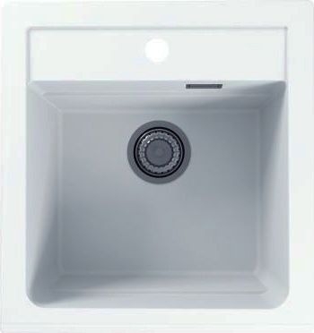 Мойка кухонная Alveus Atrox Granital 20 arctic матовая, прямоугольная, 47x50 см