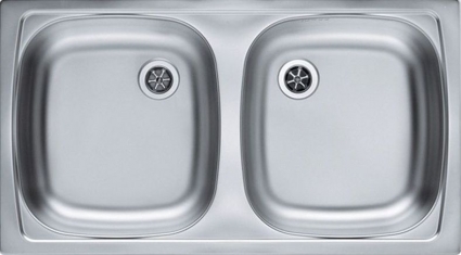 Мойка кухонная Alveus Basic 160 матовая, прямоугольная, 78x43.5 см