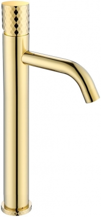 Смеситель Boheme Stick 122-GG для раковины, gold diamond gold, однорычажный, золото
