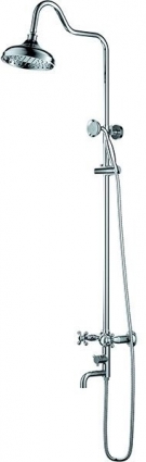Душевая стойка D&K Hercules Hessen DA1424741D08 хром, штанга 113 см
