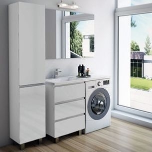 Мебель для ванной Эстет Dallas Luxe 140 напольная, 3 ящика, L, левая