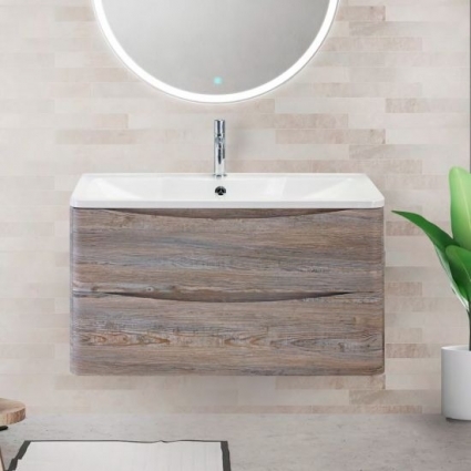 Тумба для комплекта BelBagno Acqua 80 pino scania подвесная, с ящиками
