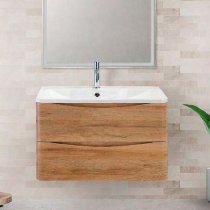 Тумба для комплекта BelBagno Acqua 80 rovere rustico подвесная, с ящиками