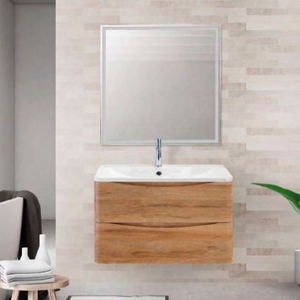 Мебель для ванной BelBagno Acqua 80 rovere rustico подвесная, с ящиками