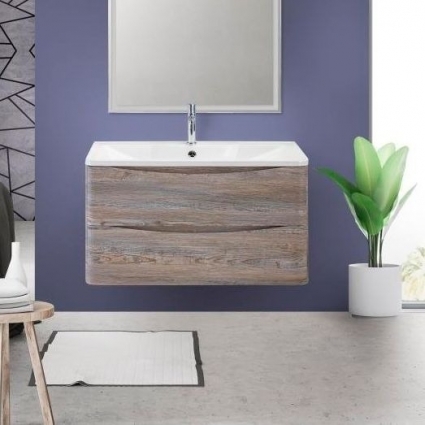 Тумба для комплекта BelBagno Acqua 90 pino scania подвесная, с ящиками