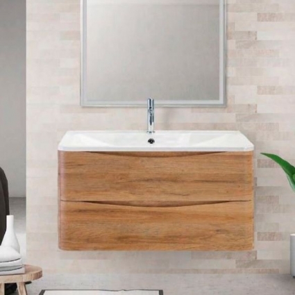 Тумба для комплекта BelBagno Acqua 90 rovere rustico подвесная, с ящиками