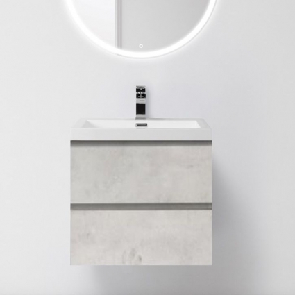 Тумба для комплекта BelBagno Luce 60 stucco cemento leggero подвесная, с ящиками