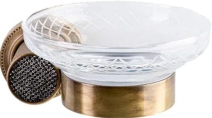 Мыльница Boheme Royal Cristal Bronze подвесная в стиле ретро