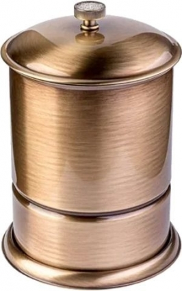 Мусорное ведро Boheme Royal Cristal Bronze бронза, напольное