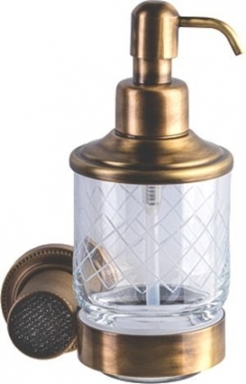 Дозатор Boheme Royal Cristal Bronze подвесной в стиле ретро