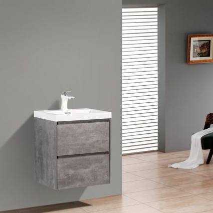 Тумба для комплекта BelBagno Pietra Mini 50 stucco cemento подвесная, с ящиками