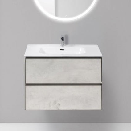 Тумба для комплекта BelBagno Pietra 80 stucco cemento leggero подвесная, с ящиками