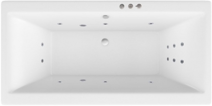 Акриловая ванна Excellent Pryzmat WAEX.PRY19.SMART 190x90 прямоугольная, объем 350 л.