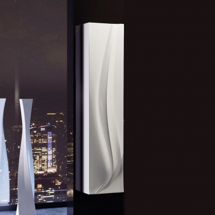 Шкаф-пенал Aima Design Mirage 30П R white подвесной, с дверками