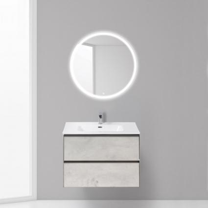 Мебель для ванной BelBagno Pietra 80 stucco cemento leggero подвесная, с дверками