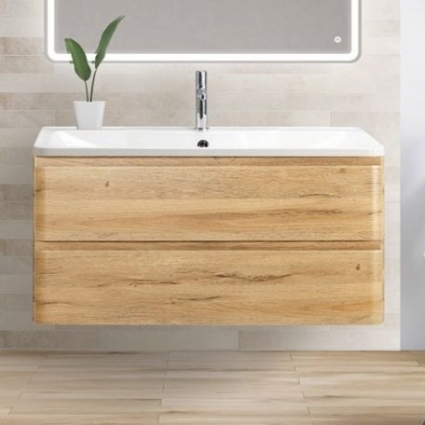 Тумба для комплекта BelBagno Albano 90 rovere rustico подвесная, с ящиками