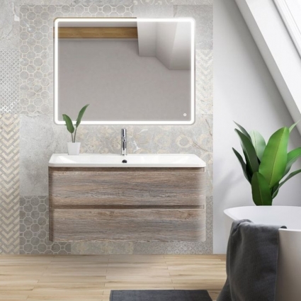 Мебель для ванной BelBagno Albano 100 pino scania подвесная, с ящиками
