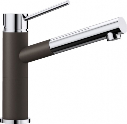 Смеситель Blanco Alta-S Compact 521739 для кухонной мойки однорычажный, высота излива 15.5 см