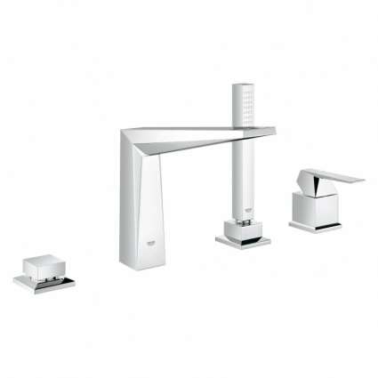 Смеситель для ванны Grohe Allure Brilliant с душевым гарнитуром, однорычажный, хром