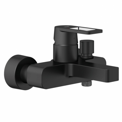 Смеситель для ванны Grohe Quadra однорычажный, черный, длина излива 18.6 см