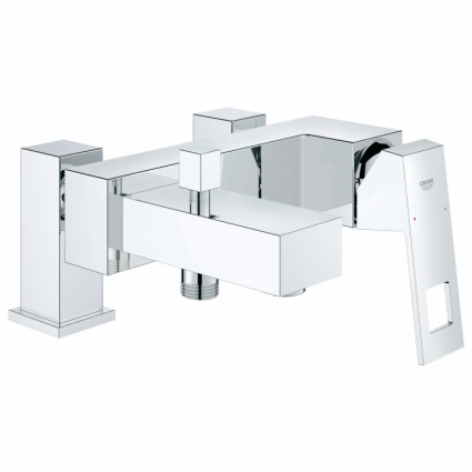 Смеситель для ванны Grohe Eurocube с вертикальными подключениями, однорычажный, хром
