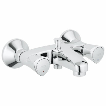 Смеситель для ванны Grohe Costa S двухвентильный, хром, длина излива 14.4 см