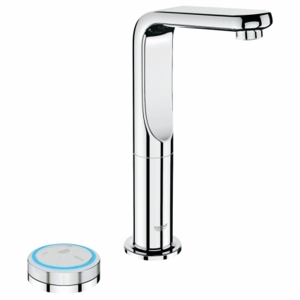 Смеситель для раковины Grohe Veris F-digital с донным клапаном, сенсорный, хром