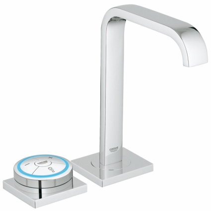 Смеситель для раковины Grohe Allure F-digital с донным клапаном, сенсорный, хром