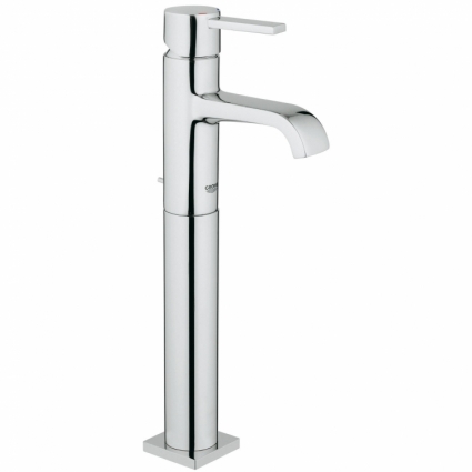 Смеситель для раковины Grohe Allure с донным клапаном для свободностоящих раковин, однорычажный, хром