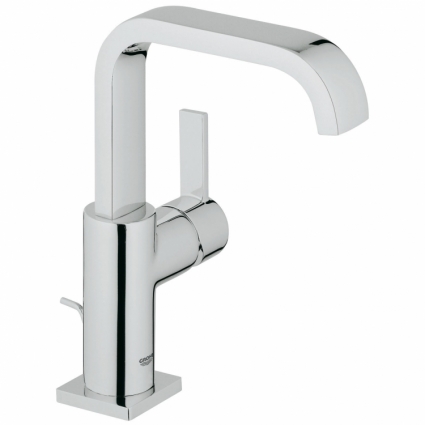 Смеситель для раковины Grohe Allure с донным клапаном, однорычажный, хром