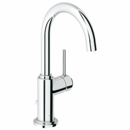 Смеситель для раковины Grohe Atrio C с донным клапаном, однорычажный, хром