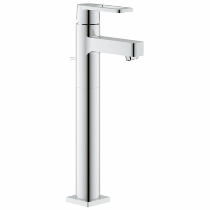 Смеситель для раковины Grohe Quadra с донным клапаном, свободностоящий, однорычажный, хром