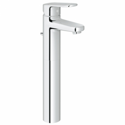 Смеситель для раковины Grohe Europlus с донным клапаном, свободностоящий, однорычажный, хром