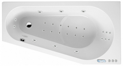 Комплект гидромассаж + аэромассаж Riho Delta Yan Pool Ideal HM AM белый