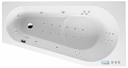 Комплект гидромассаж + аэромассаж Riho Delta Yan Pool W-pool HM AM бронза