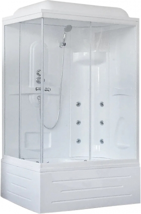 Душевая кабина Royal Bath BP RB8100BP2-T-R прямоугольная, поддон глубокий
