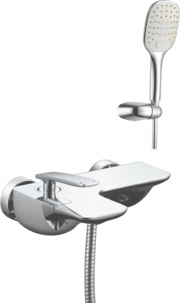 Смеситель Lemark Bellario LM6802C для ванны с душем, однорычажный, хром