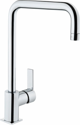 Смеситель VitrA Flo S A42103EXP для кухонной мойки однорычажный, хром