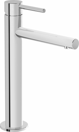 Смеситель VitrA Origin A42557 для раковины, хром, однорычажный, высота излива 19.6 см