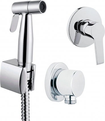 Гигиенический душ VitrA Solid S A49226EXP со смесителем, С ВНУТРЕННЕЙ ЧАСТЬЮ, хром, 1 режим