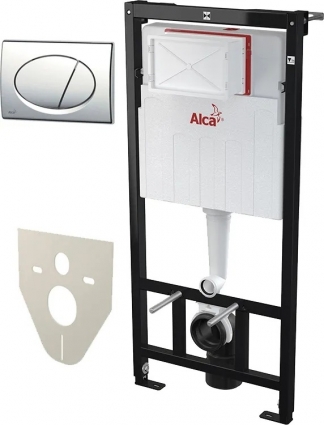 Система инсталляции для унитазов AlcaPlast AM101/1120-4:1RS M71-001 51x20x132 см,  в современном стиле