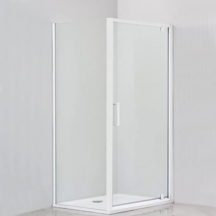 Душевой уголок Cezares Relax AHA-1-80/90-C-Bi стекло прозрачное прямоугольный, двери распашные