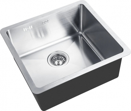 Мойка кухонная Zorg Inox HD 4844 брашированная, квадратная, 48x44 см